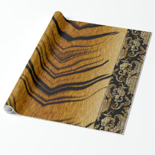Papier Cadeau Safari Chevalier Elegant Animal