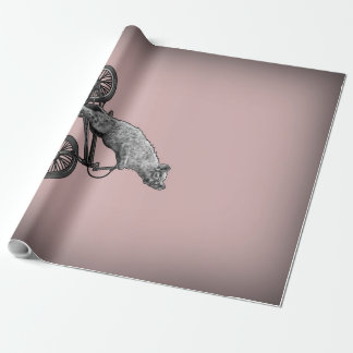 Papier Cadeau Safari humour BMX