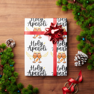Papier Cadeau Saint Aperoli Drôle Tendance Aperol Spritz Déclara