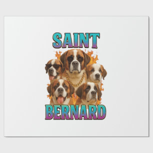 Papier Cadeau Saint-Bernard