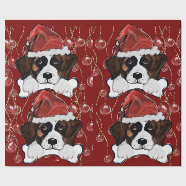 Papier Cadeau Saint-Bernard (Couture)
