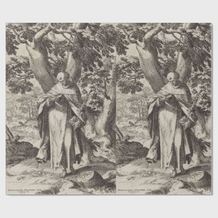 Papier Cadeau Saint Dominic prêtre catholique castillan