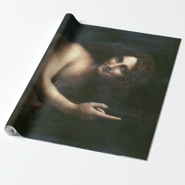 Papier Cadeau Saint Jean Baptiste, Léonard de Vinci (Déroulé)