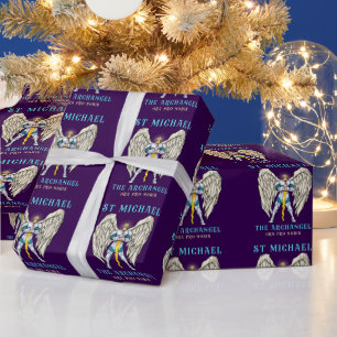 Papier Cadeau Saint Michel Archange Prière Catholique