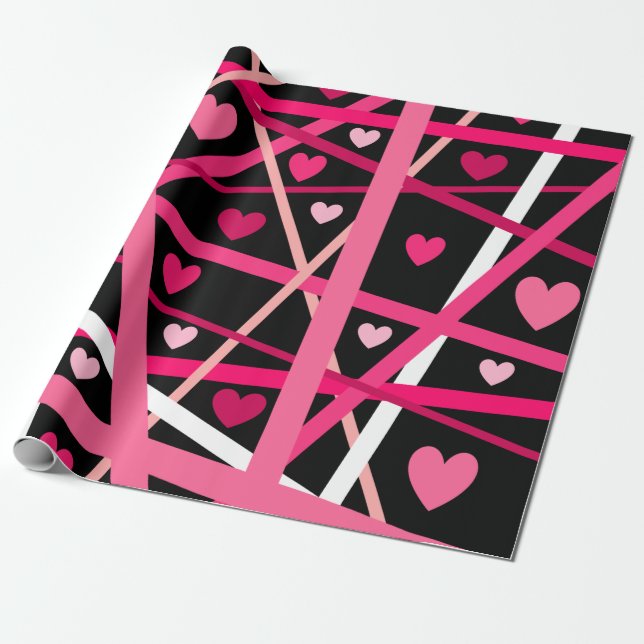 Papier Cadeau Saint Valentin (Déroulé)