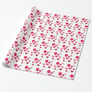 Papier Cadeau Saint Valentin Amour & Coeurs