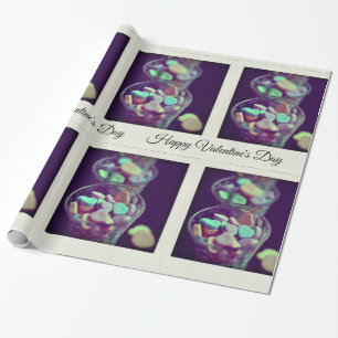 Papier Cadeau Saint Valentin Candy Hearts Film instantané