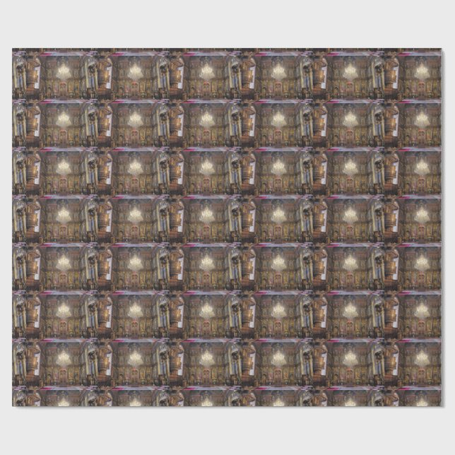 Papier Cadeau Sainte Trinité Église grecque orthodoxe (Plat)
