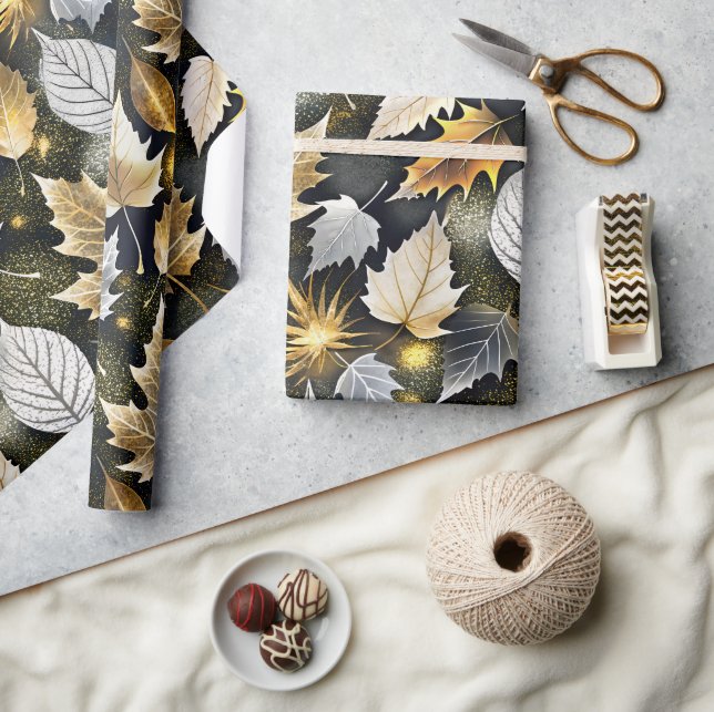 Papier Cadeau Saison 02 d'automne d'or (Artisanat)