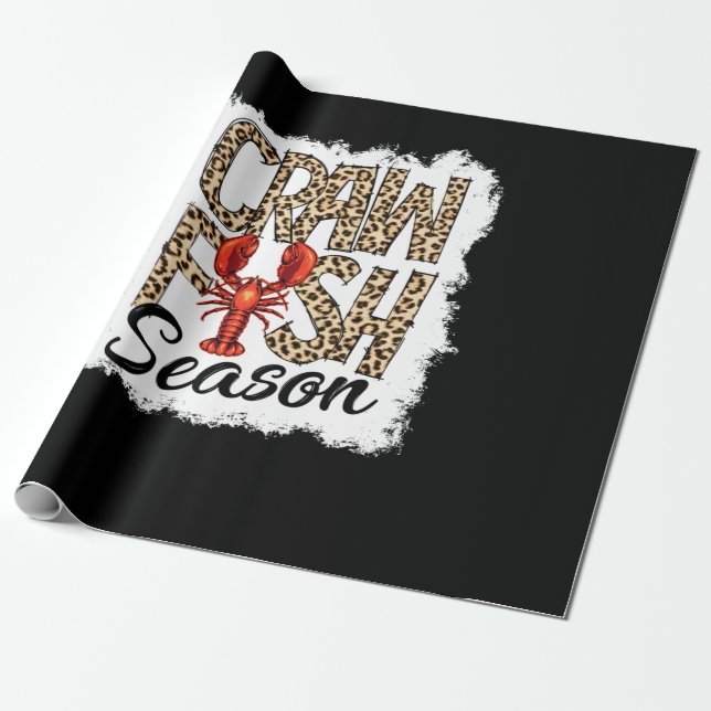 Papier Cadeau Saison de l'écrevisse blanchie Ébullition de l'écr (Déroulé)