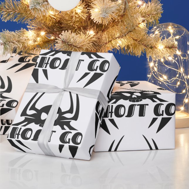 Papier Cadeau Saison Éffrayante de Ghost Go (Vacances)