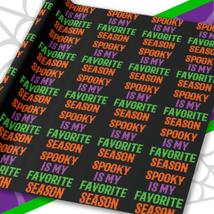 Papier Cadeau Saison éffrayante Joyeux Halloween Funny Halloween