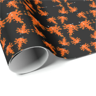 Papier Cadeau Salamandre axotique exotique