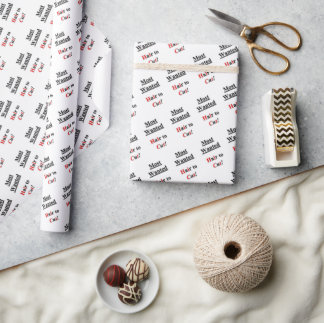 Papier Cadeau Salon de beauté, Salon de coiffure les cheveux les