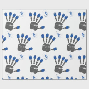 Papier Cadeau Salut cinq