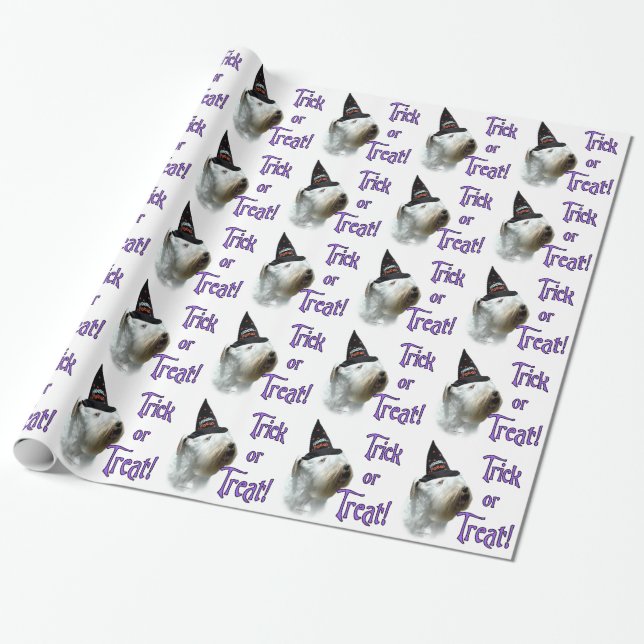 Papier Cadeau Salyham Terrier Traversée ou traitement (Déroulé)