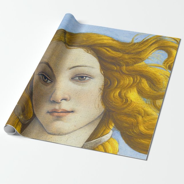 Papier Cadeau Sandro Botticelli - Détail de la naissance de Vénu (Déroulé)