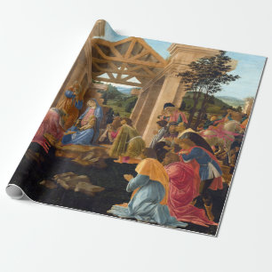 Papier Cadeau Sandro Botticelli L'Adoration des Mages