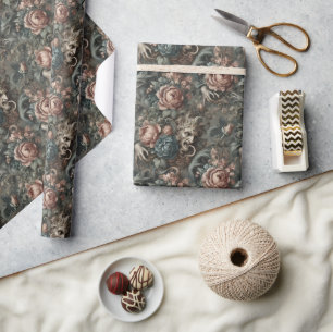 Papier Cadeau Sang Ombres Rituel - Gothique victorien