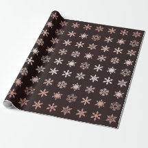 Sangria noir Snowflakes à motifs