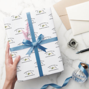 Papier Cadeau Sans vous l'âme est sèche comme une olive sans hui