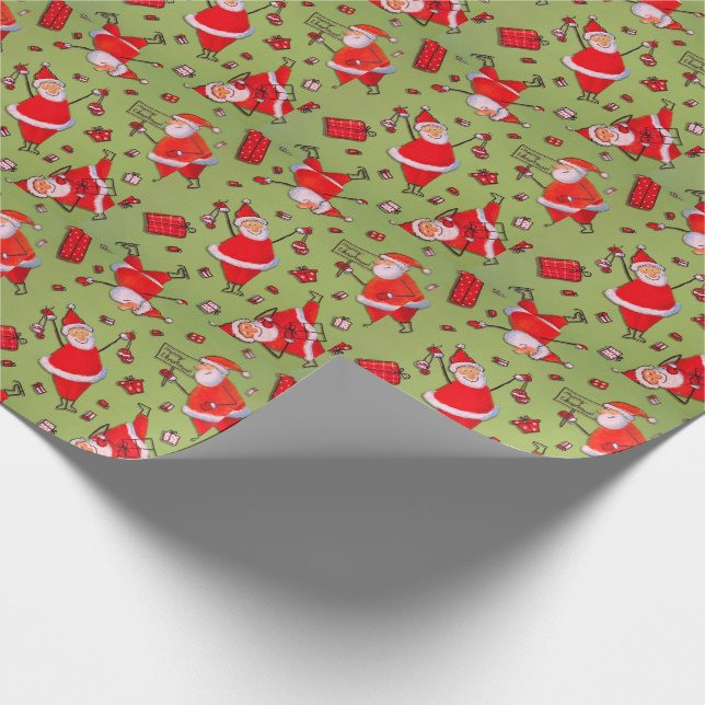 Papier Cadeau Santa Claus (Coin)