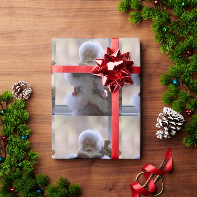 Papier Cadeau Santa Clause Lecture Enveloppe cadeau (Cadeau de vacances)