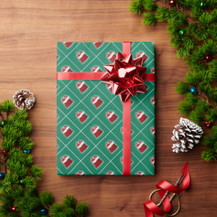 Papier Cadeau Sapin de Noël vert Modèle Cadeau de Joyeux Noël