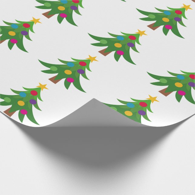 Papier Cadeau Sapins de Noël (Coin)