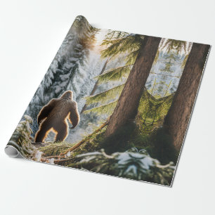 Papier Cadeau Sasquatch de Bigfoot