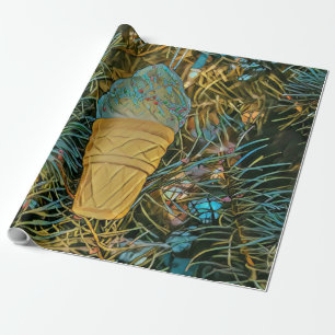 Papier Cadeau Saupoudrer de crème glacée
