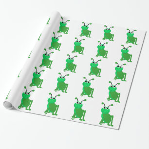Papier Cadeau Sauterelle
