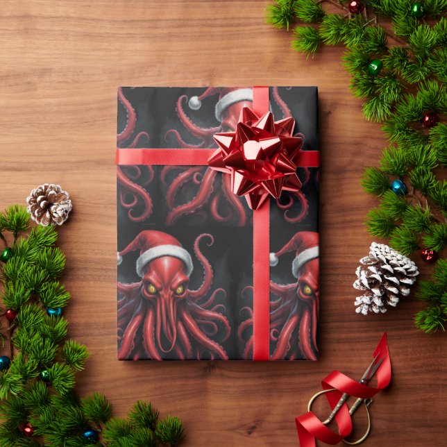 Papier Cadeau Scandale Cthulhu Noël Lovecraft (Cadeau de vacances)