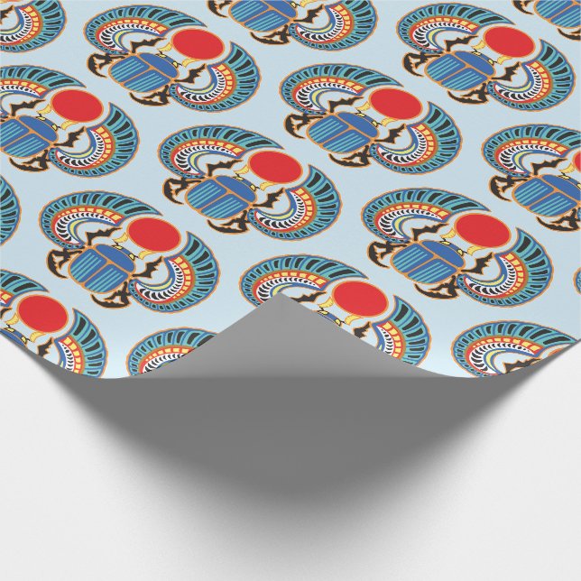 Papier Cadeau scarabée égyptien (Coin)