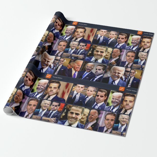 Papier Cadeau Scary Biden (Déroulé)