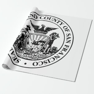 Papier Cadeau Sceau de la ville de San Francisco (Californie, US