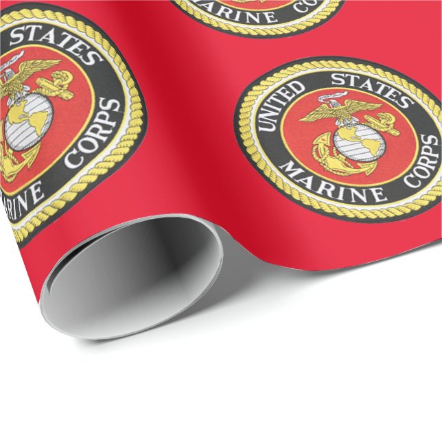 Papier Cadeau Sceau officiel - United States Marine Corps (Coin rond)