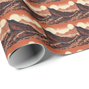 Papier Cadeau Sciage de paysage SF Mars 4