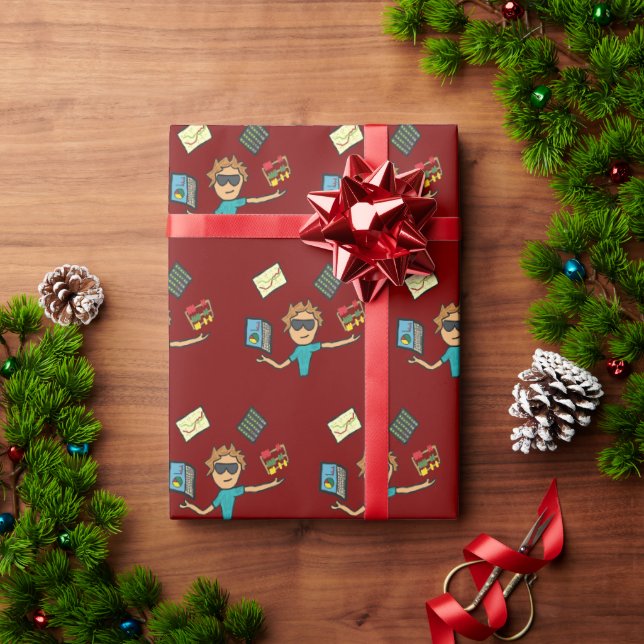 Papier Cadeau Science des données (Cadeau de vacances)