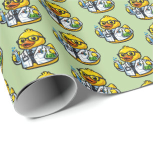 Papier Cadeau Scientifique Canard en Caoutchouc