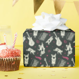 Papier Cadeau Scooby Doo Punk Guitare et Motif Amp