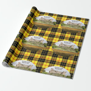 Papier Cadeau Scottish MacLeod Clan Dunvegan Castle Tartan