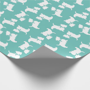 Papier Cadeau Scottish Terrier Scotty Chien Chien Chien Puppy Sc