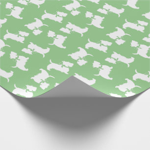 Papier Cadeau Scottish Terrier Scotty Chien Chien Chien Puppy Sc