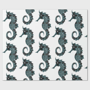 Papier Cadeau Seahorse