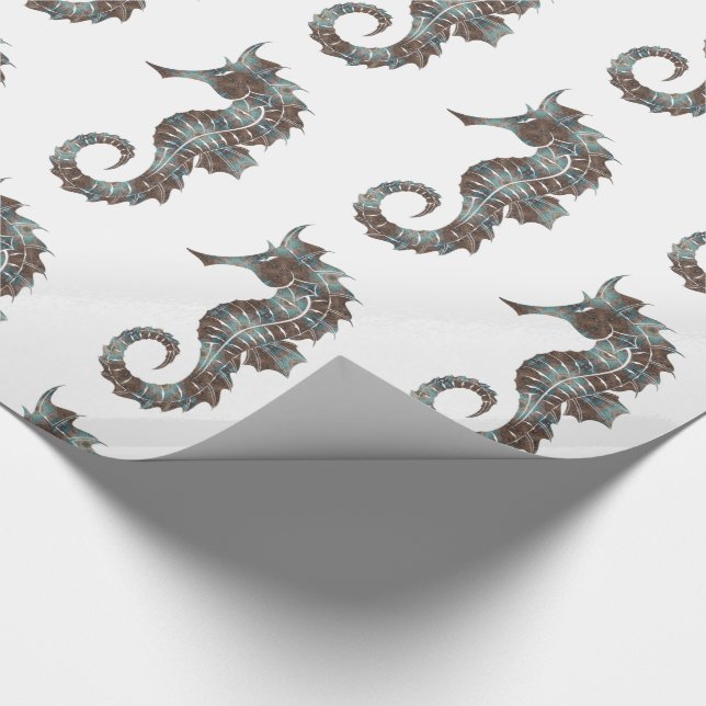 Papier Cadeau Seahorse (Coin)
