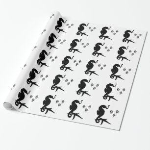 Papier Cadeau Seahorse