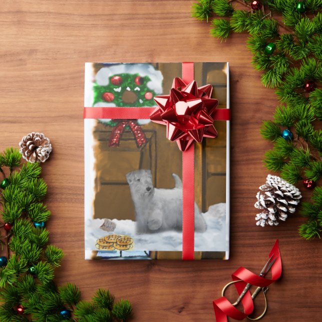 Papier Cadeau Sealyham Terrier Noël (Cadeau de vacances)