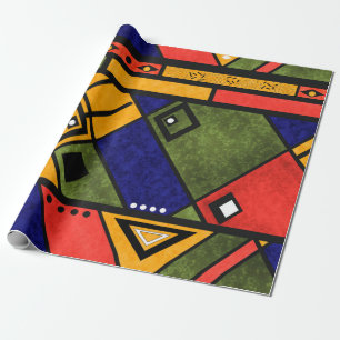 Papier Cadeau Seamless african ethno traditional texture pattern