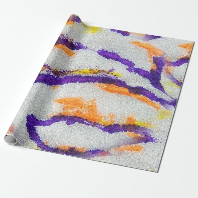 Papier Cadeau Seamless animal zebra. Dirty art pattern. Abstract (Déroulé)